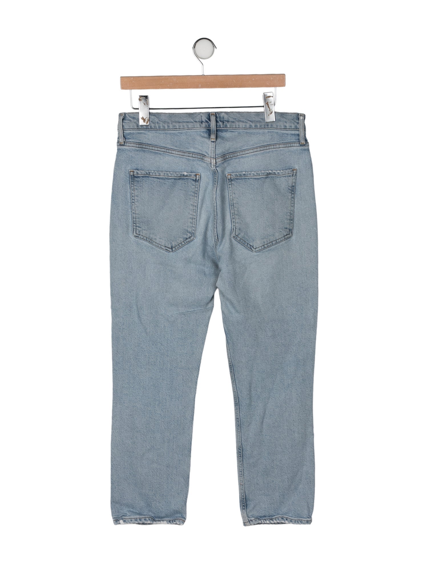 AGOLDE High-Rise Straight Leg Jeans