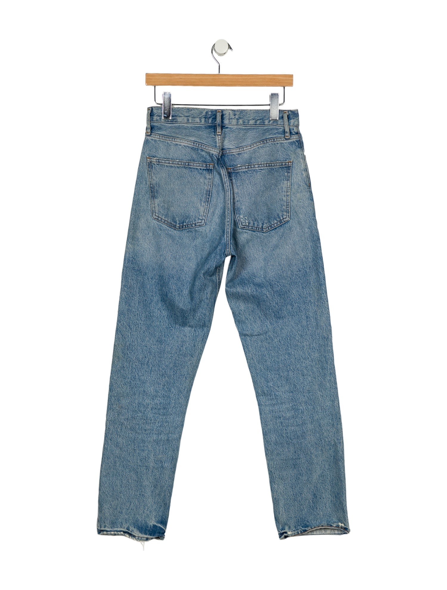 AGOLDE High-Rise Straight Leg Jeans