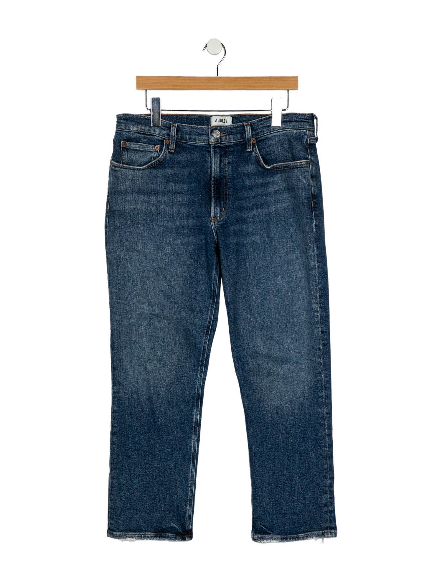 AGOLDE Low-Rise Wide Leg Jeans