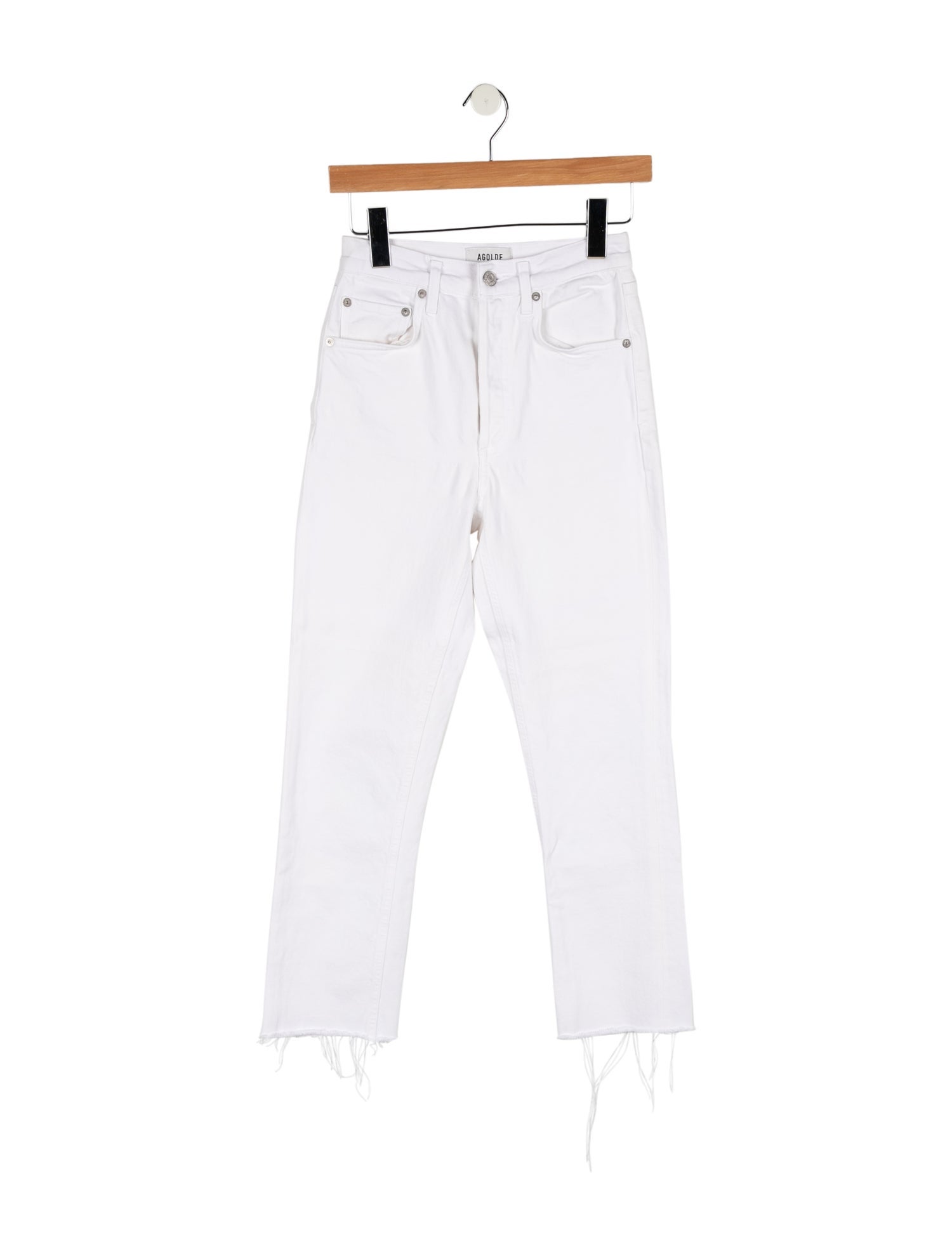 AGOLDE Mid-Rise Straight Leg Jeans