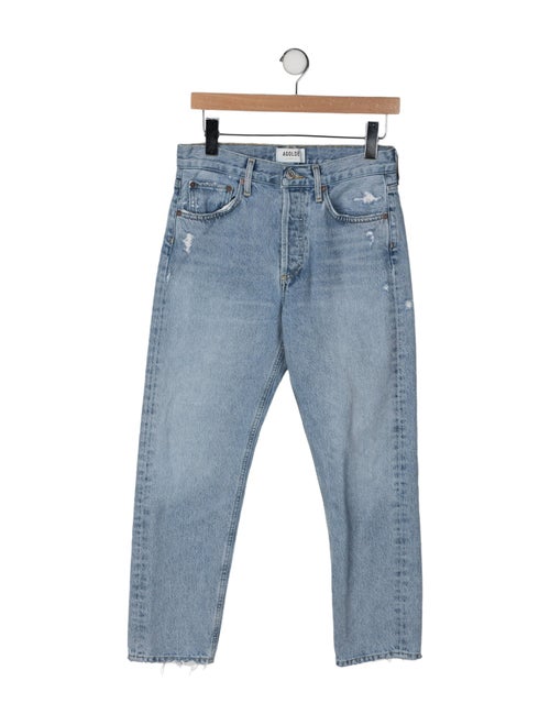 AGOLDE Mid-Rise Straight Leg Jeans