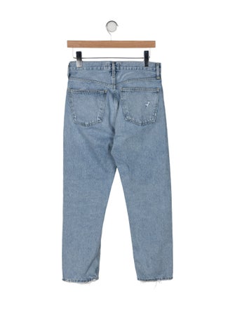 AGOLDE Mid-Rise Straight Leg Jeans