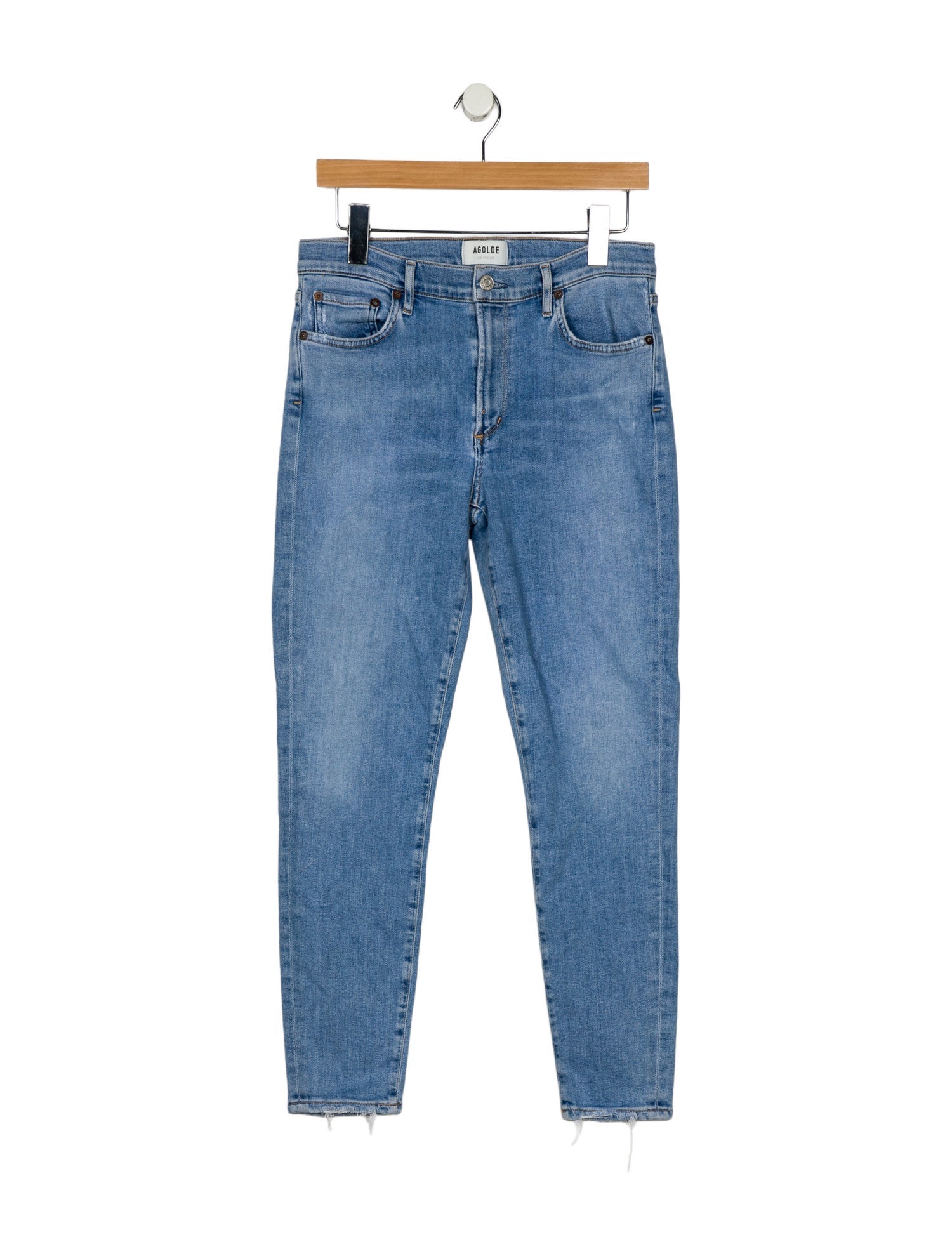 AGOLDE High-Rise Skinny Leg Jeans