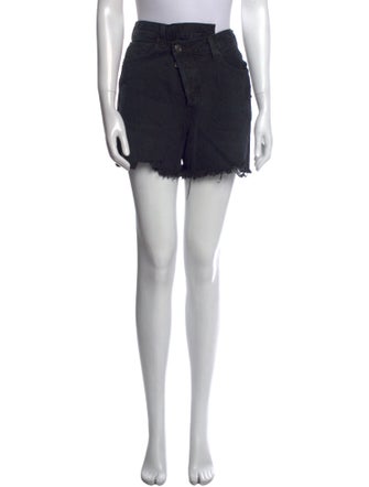 AGOLDE Criss Cross Mini Shorts
