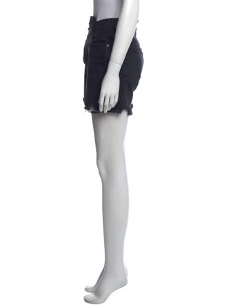 AGOLDE Criss Cross Mini Shorts