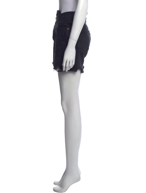 AGOLDE Criss Cross Mini Shorts