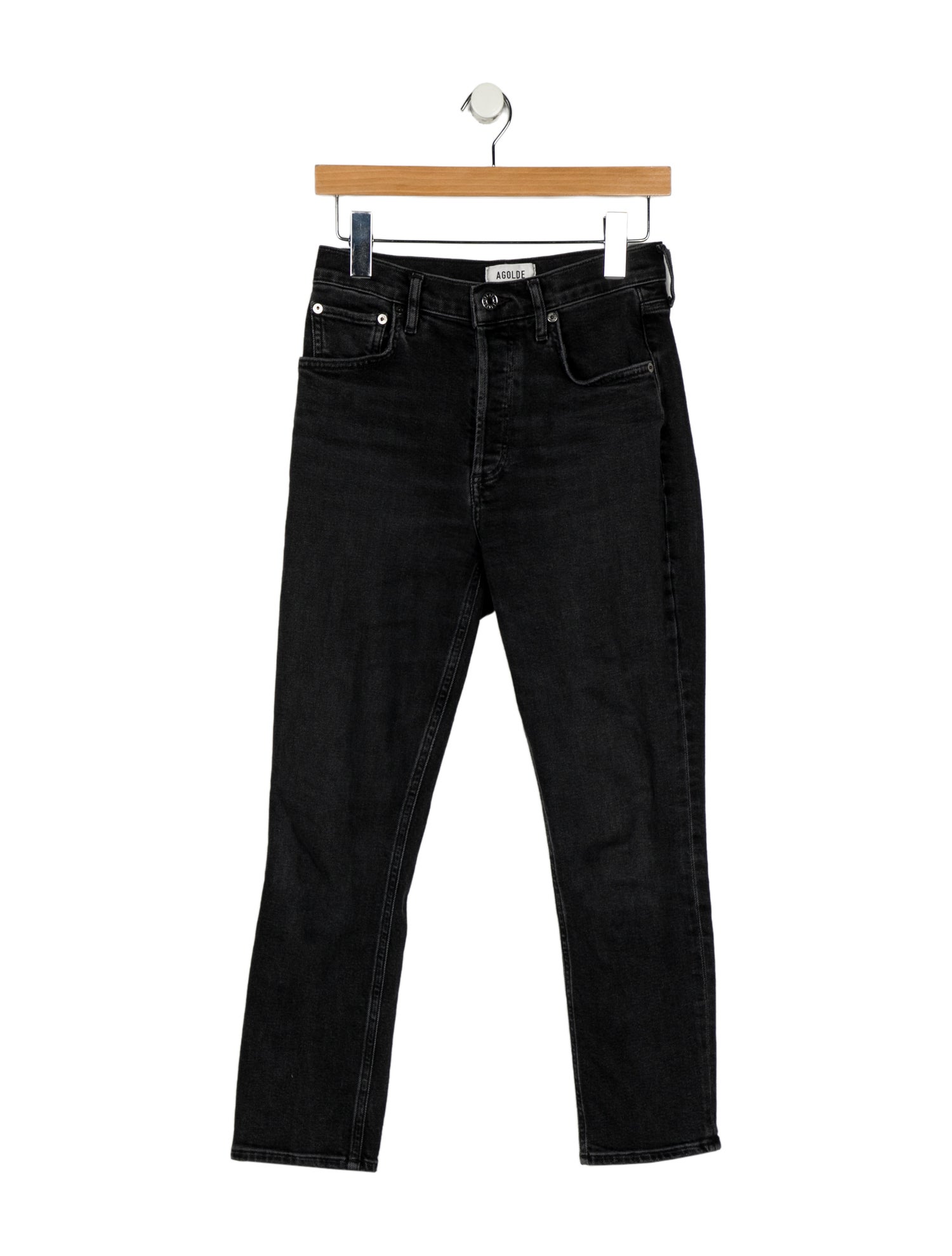 AGOLDE High-Rise Straight Leg Jeans