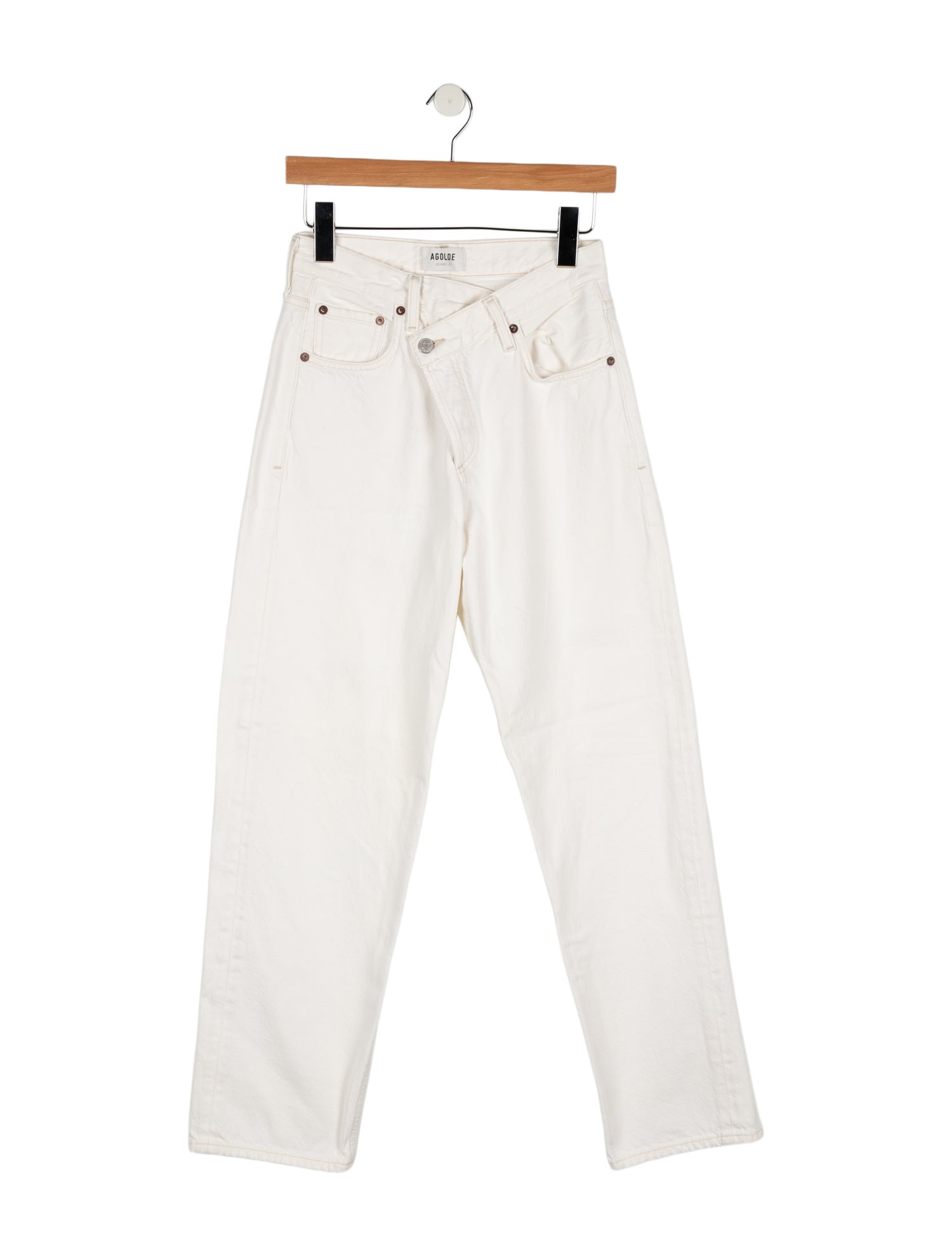 AGOLDE High-Rise Straight Leg Jeans