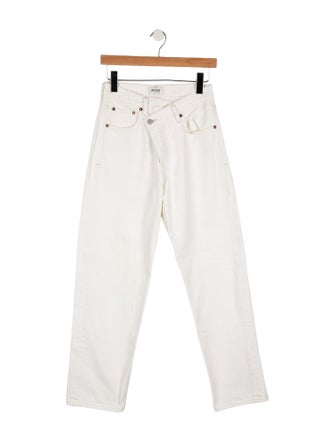 AGOLDE High-Rise Straight Leg Jeans