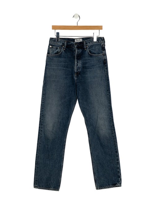 AGOLDE High-Rise Straight Leg Jeans