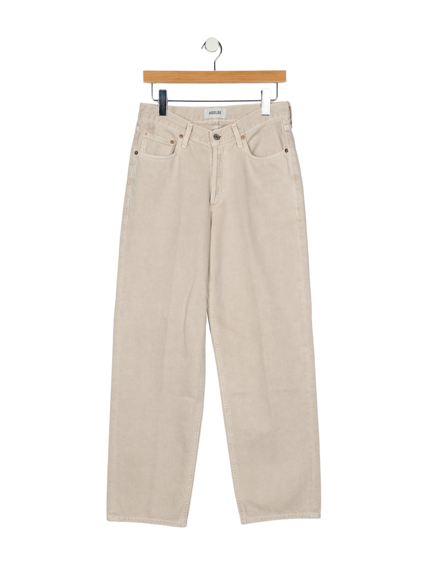 AGOLDE Mid-Rise Straight Leg Jeans