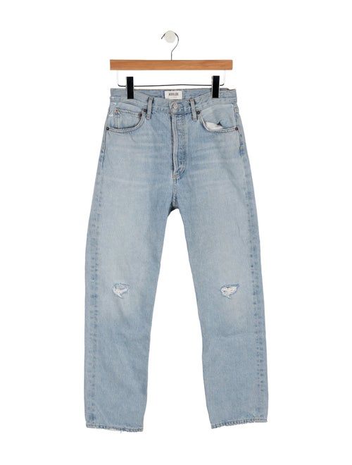 AGOLDE High-Rise Straight Leg Jeans