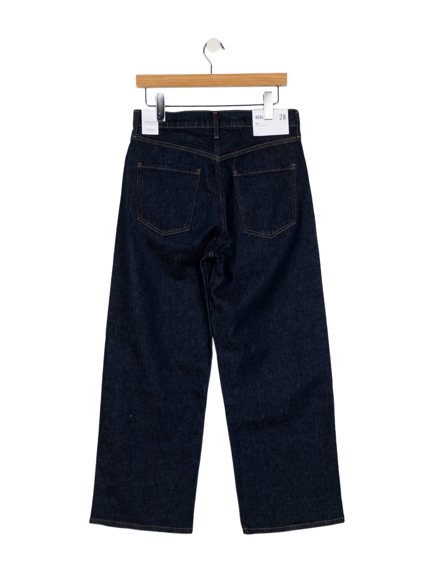 AGOLDE High-Rise Wide Leg Jeans w/ Tags