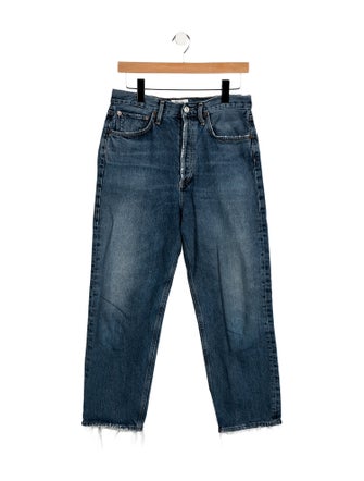 AGOLDE High-Rise Straight Leg Jeans