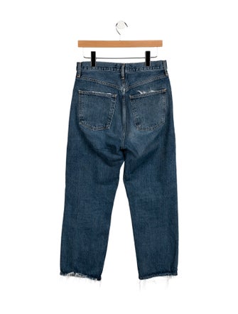 AGOLDE High-Rise Straight Leg Jeans