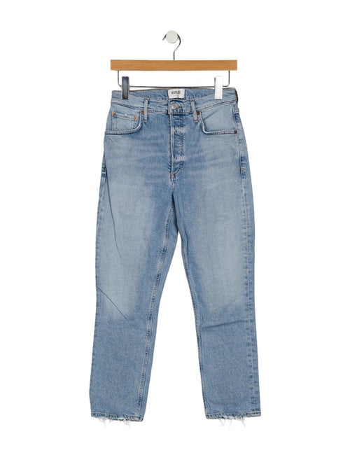 AGOLDE Mid-Rise Straight Leg Jeans