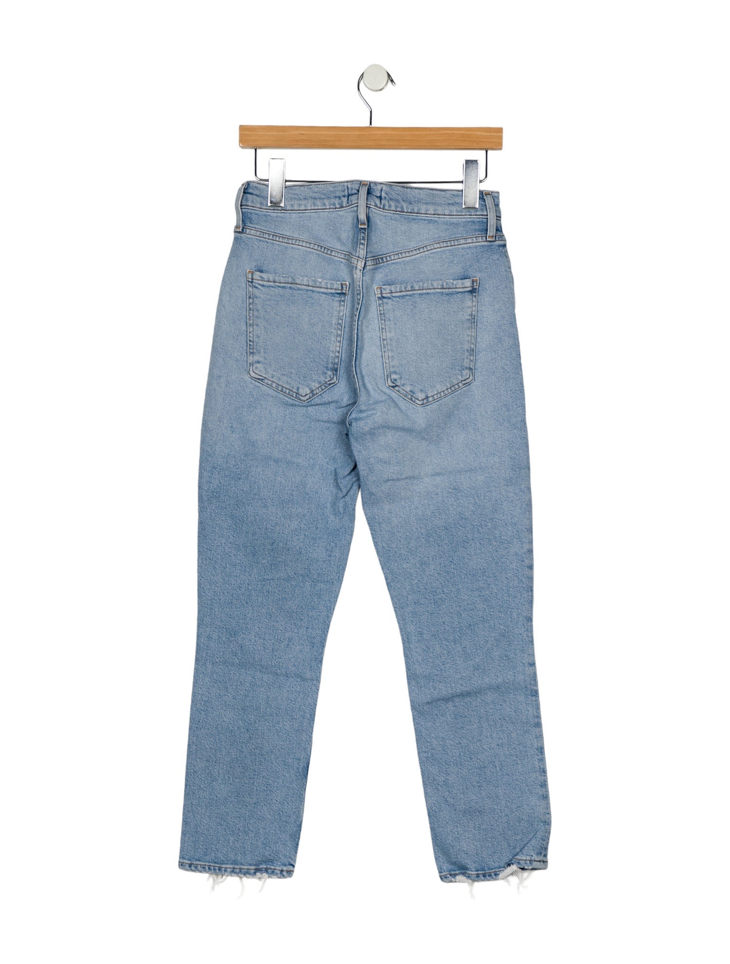 AGOLDE Mid-Rise Straight Leg Jeans