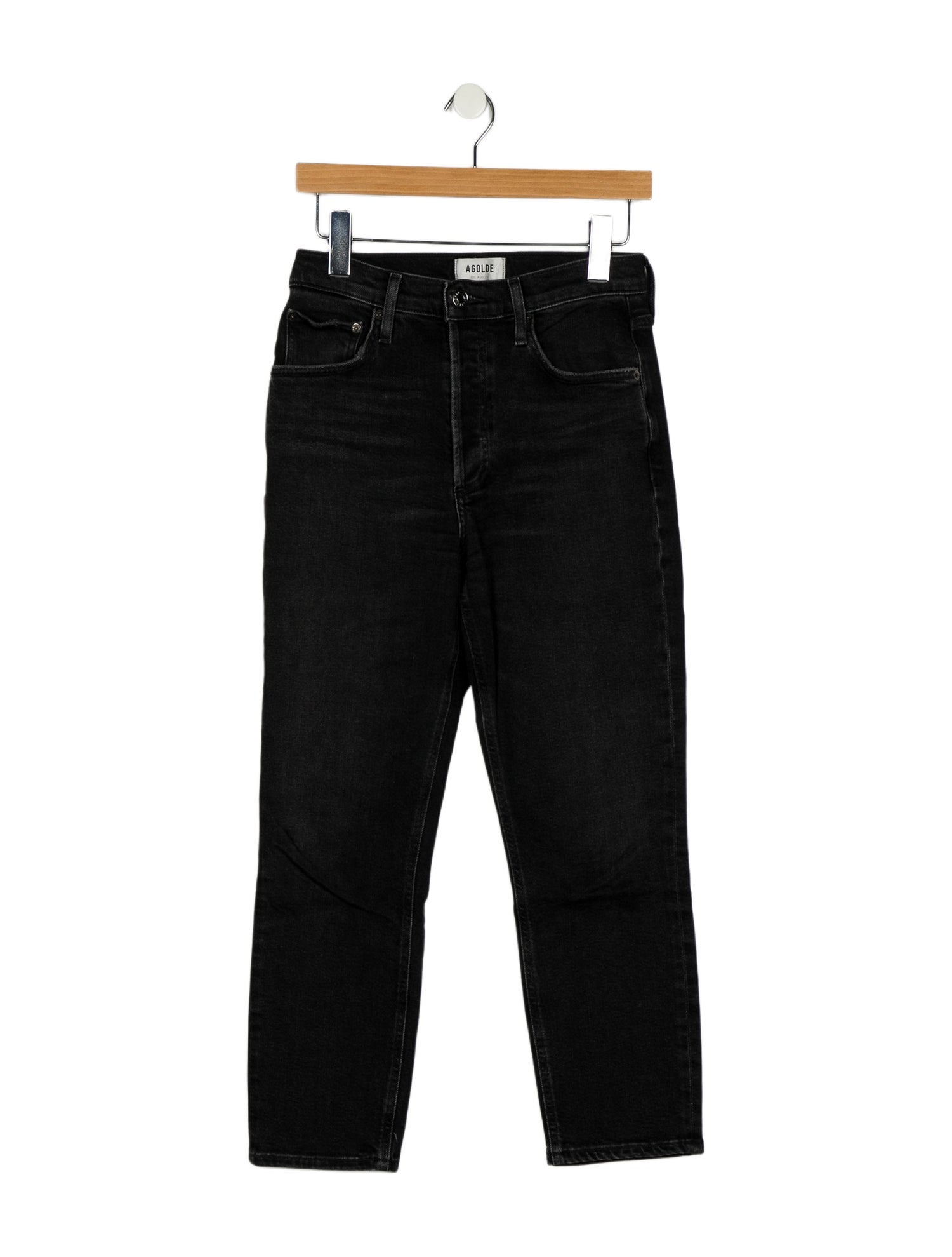 AGOLDE High-Rise Straight Leg Jeans