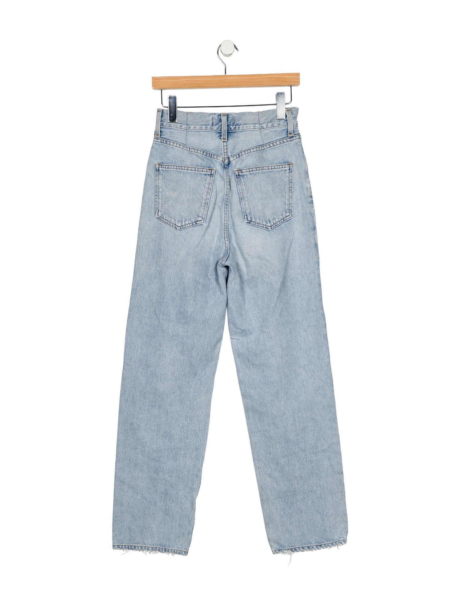 AGOLDE High-Rise Straight Leg Jeans