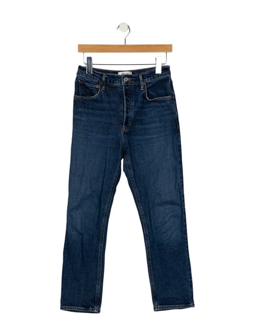 AGOLDE Mid-Rise Straight Leg Jeans