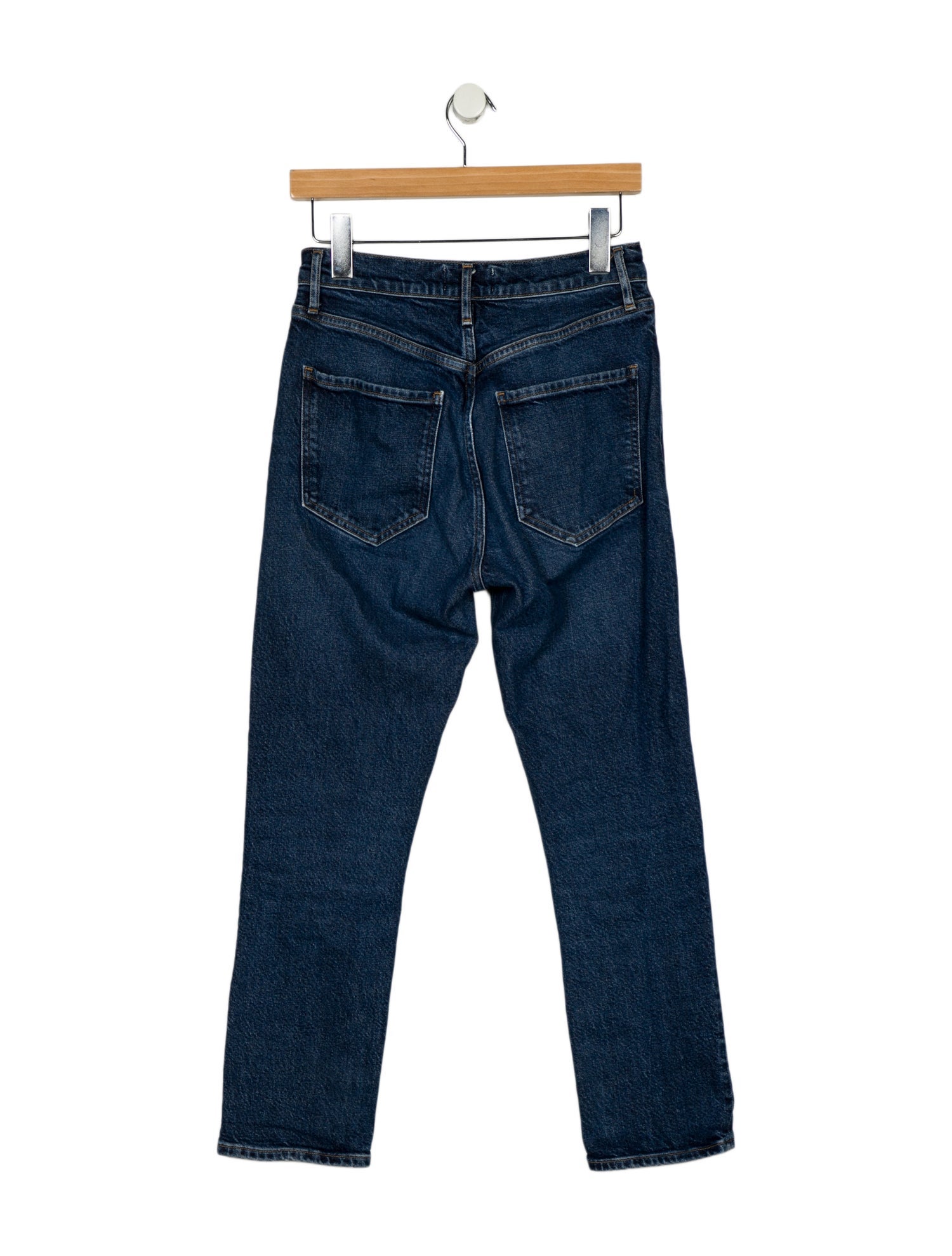 AGOLDE Mid-Rise Straight Leg Jeans