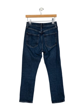 AGOLDE Mid-Rise Straight Leg Jeans
