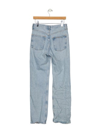AGOLDE Mid-Rise Straight Leg Jeans