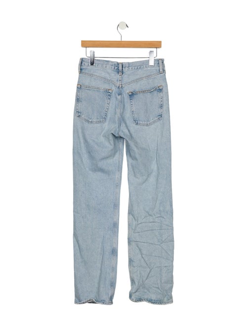 AGOLDE Mid-Rise Straight Leg Jeans