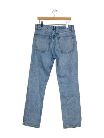 AGOLDE Mid-Rise Straight Leg Jeans