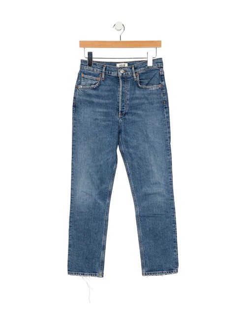 AGOLDE High-Rise Straight Leg Jeans