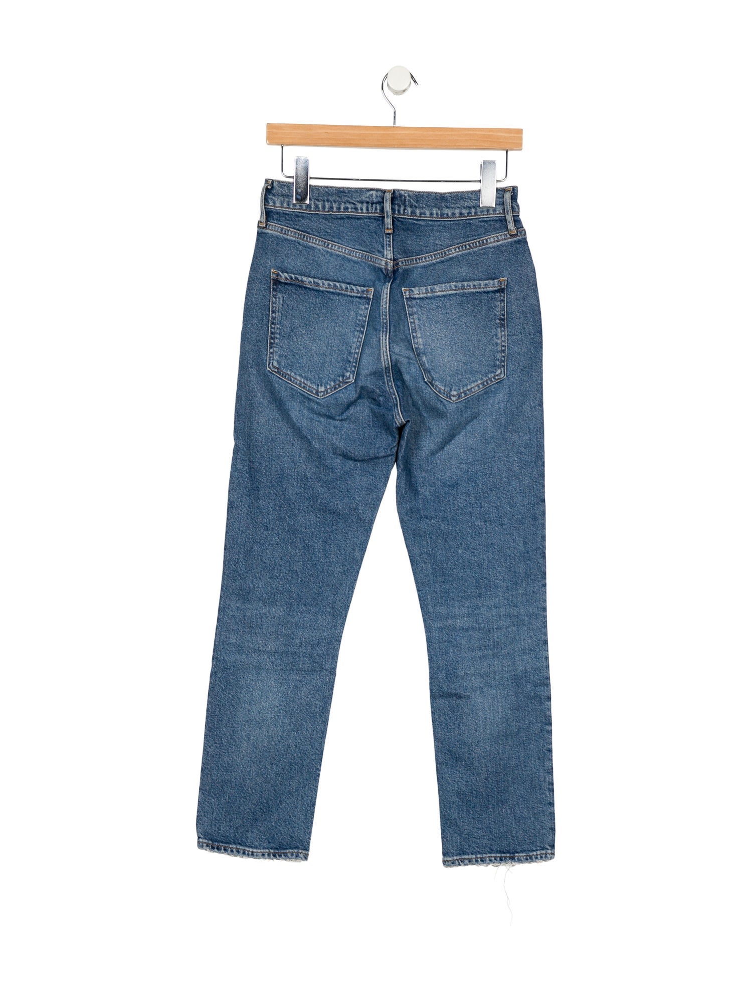 AGOLDE High-Rise Straight Leg Jeans