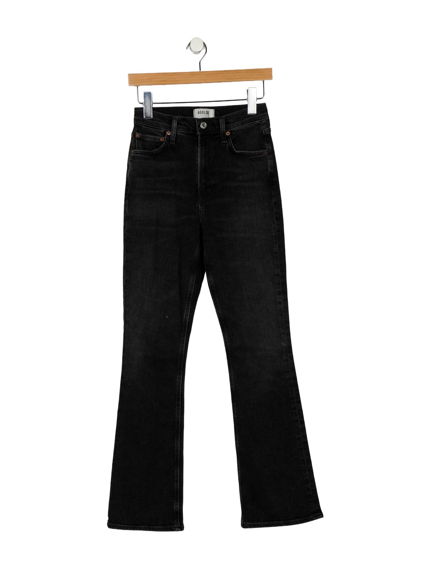 AGOLDE Mid-Rise Wide Leg Jeans