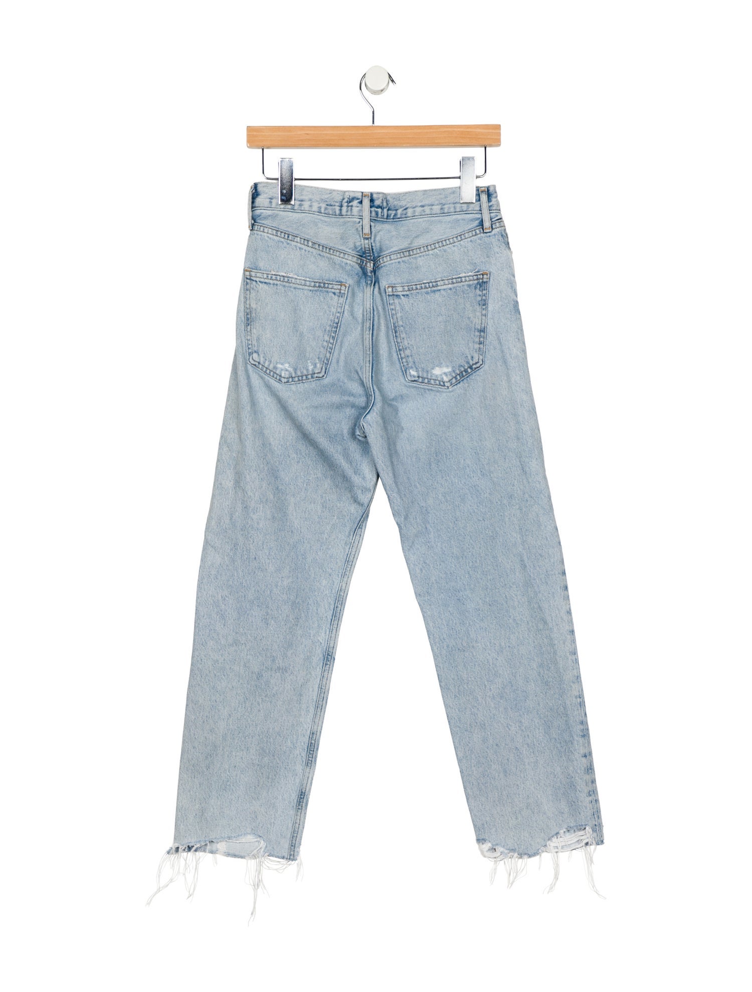 AGOLDE Mid-Rise Straight Leg Jeans