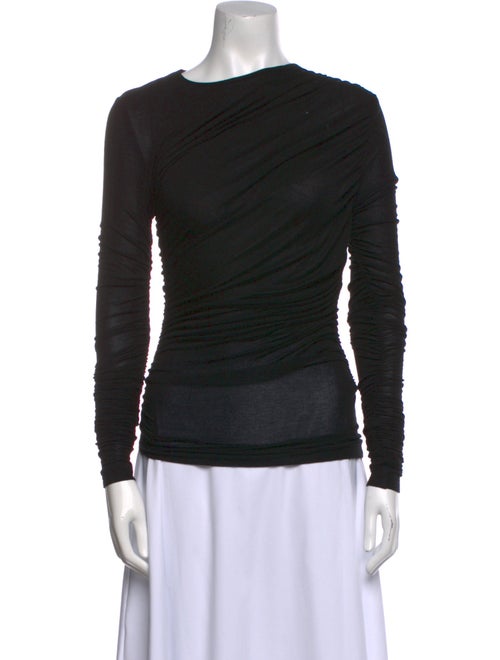 AGOLDE Bateau Neckline Long Sleeve Top