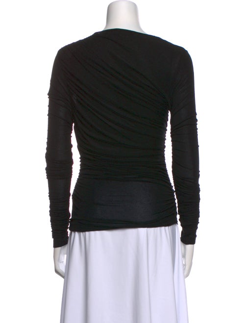 AGOLDE Bateau Neckline Long Sleeve Top