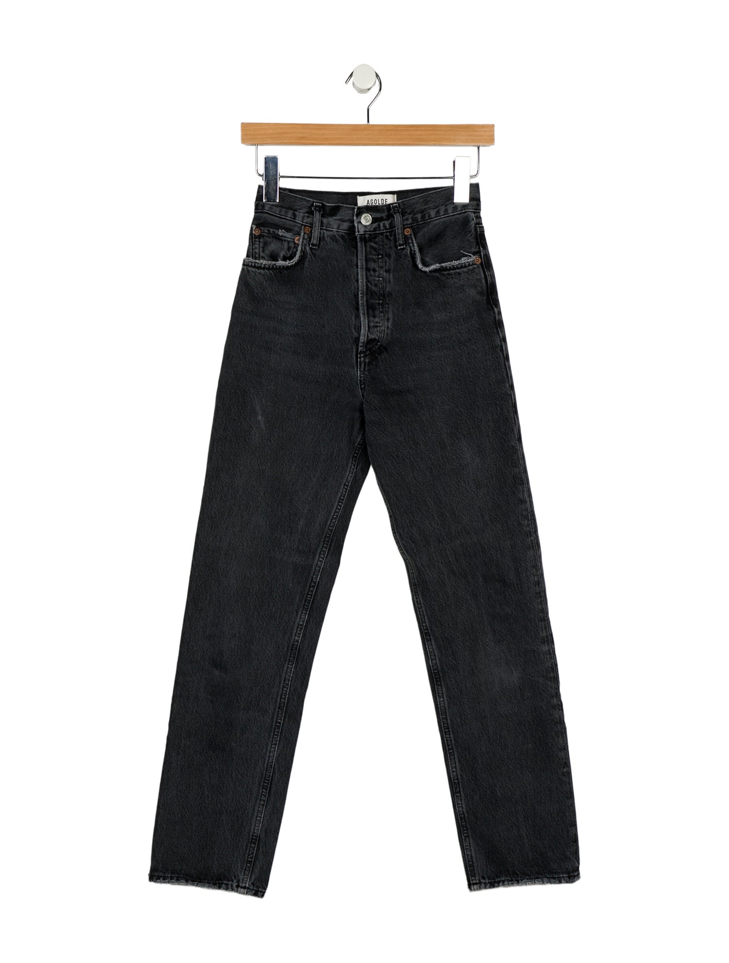 AGOLDE High-Rise Straight Leg Jeans