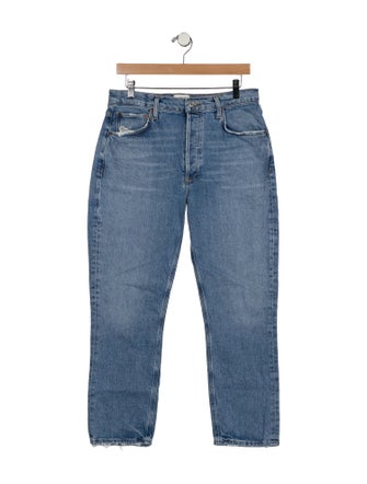 AGOLDE High-Rise Straight Leg Jeans