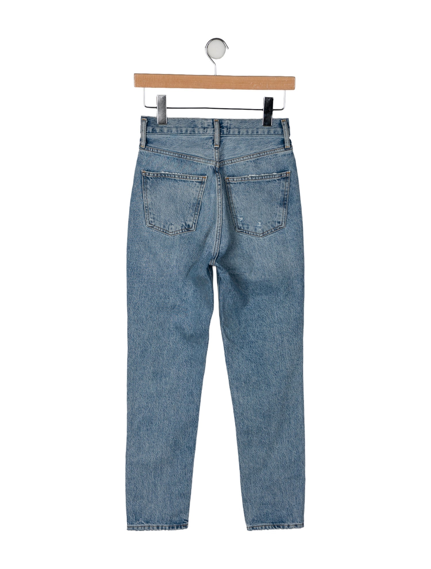 AGOLDE High-Rise Straight Leg Jeans