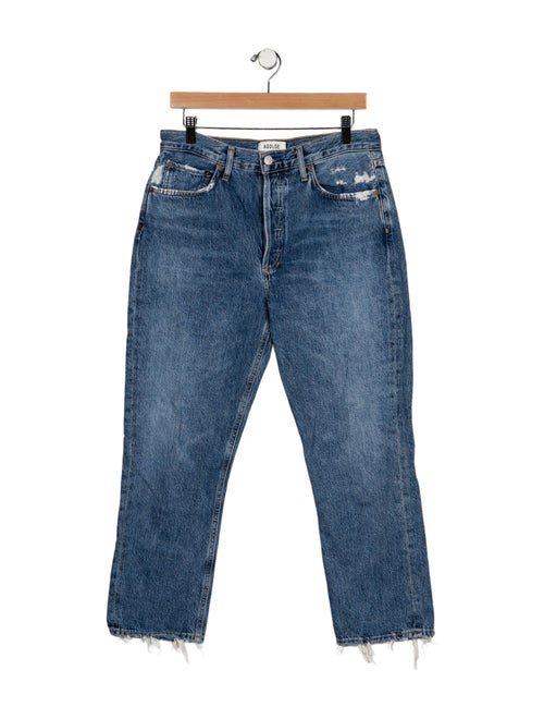 AGOLDE Mid-Rise Straight Leg Jeans