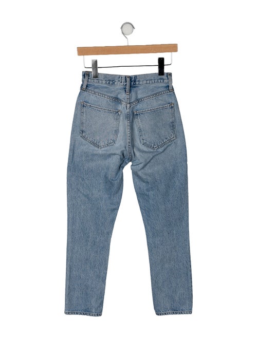 AGOLDE Mid-Rise Straight Leg Jeans