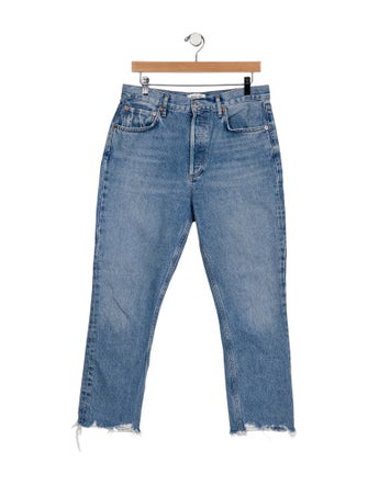 AGOLDE High-Rise Straight Leg Jeans