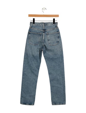 AGOLDE Mid-Rise Straight Leg Jeans