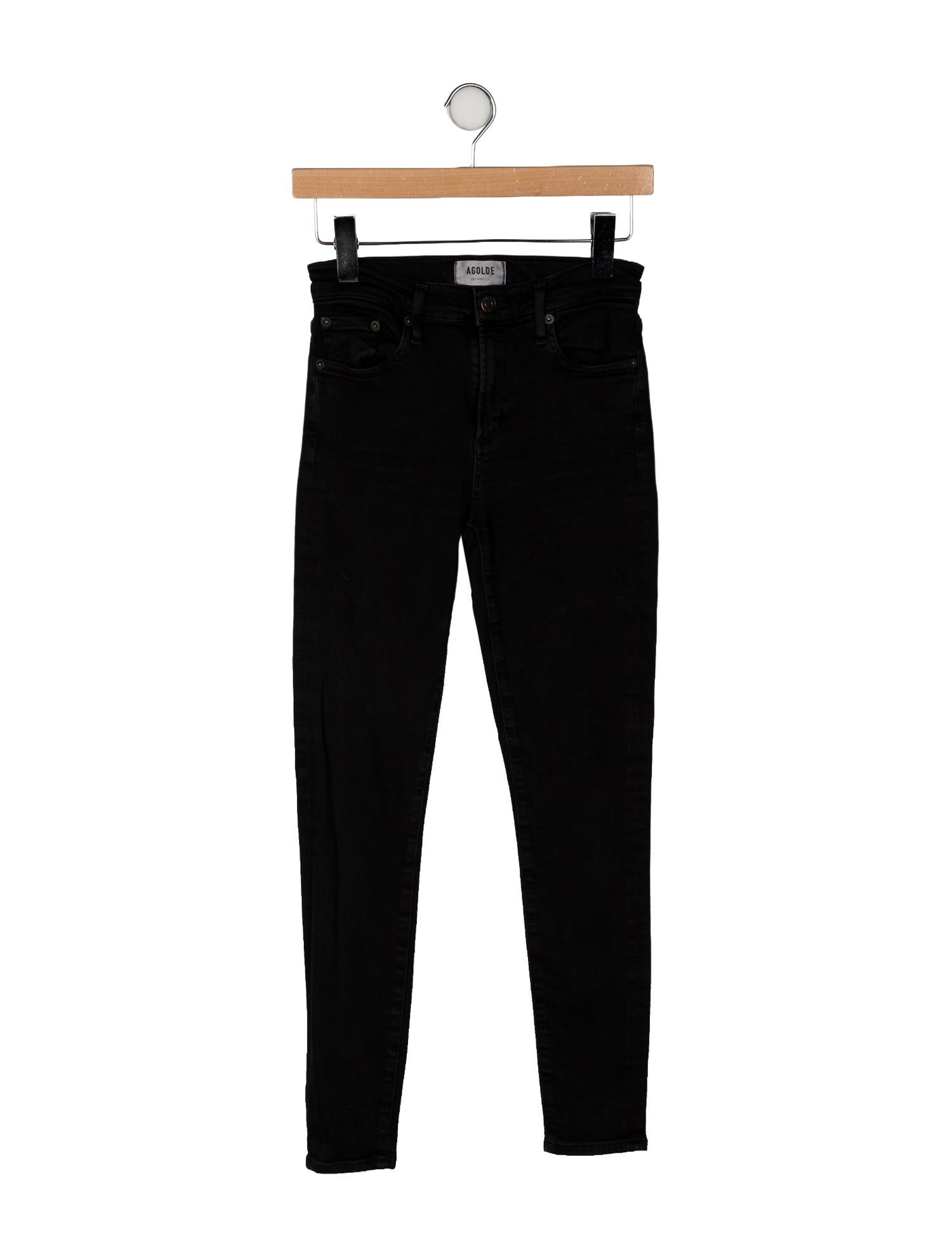 AGOLDE Mid-Rise Skinny Leg Jeans
