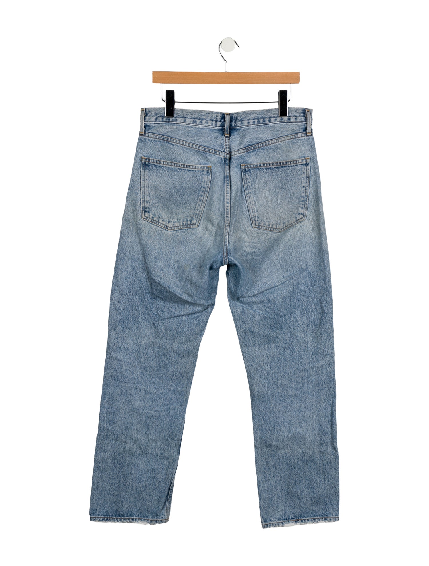 AGOLDE High-Rise Straight Leg Jeans