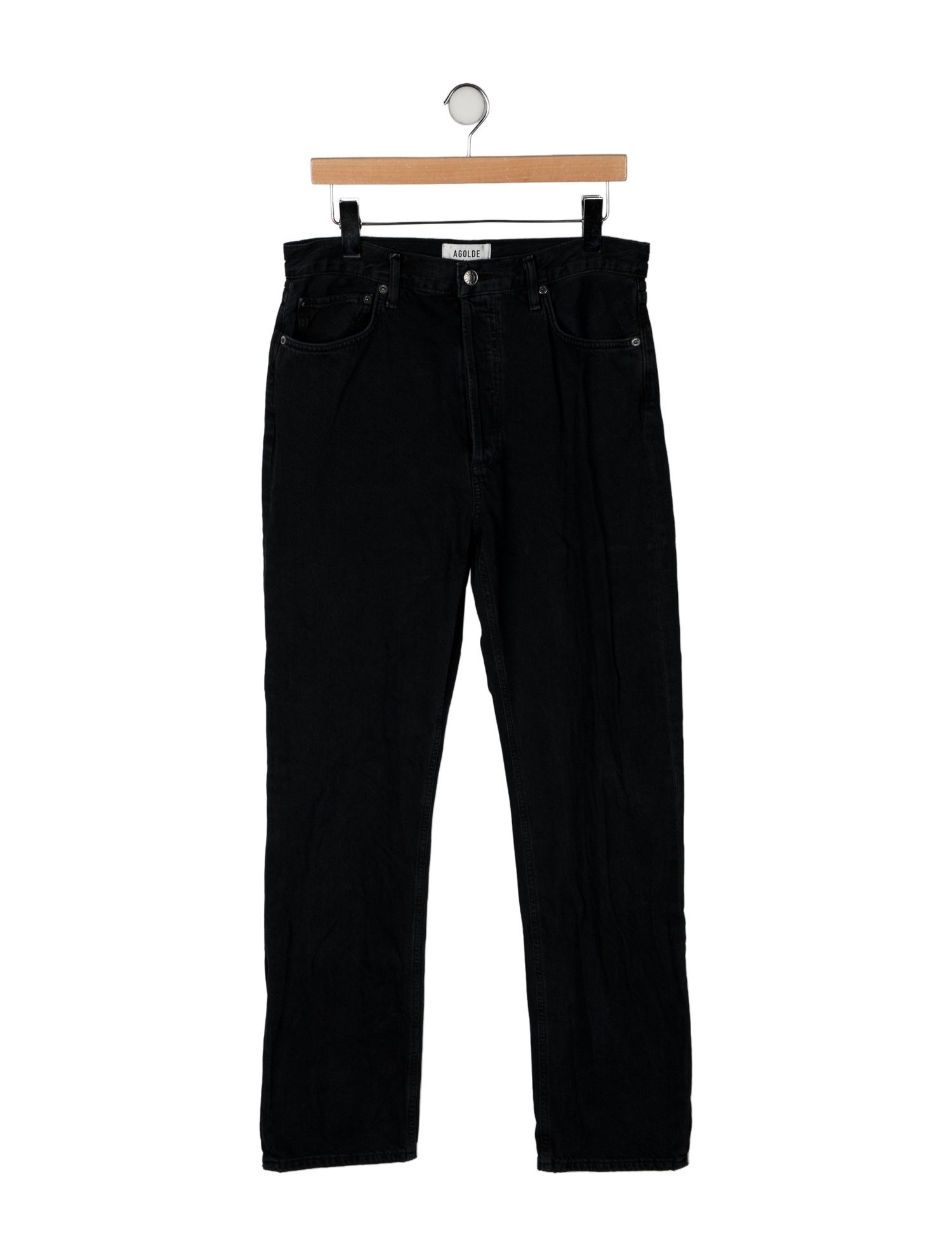 AGOLDE High-Rise Straight Leg Jeans