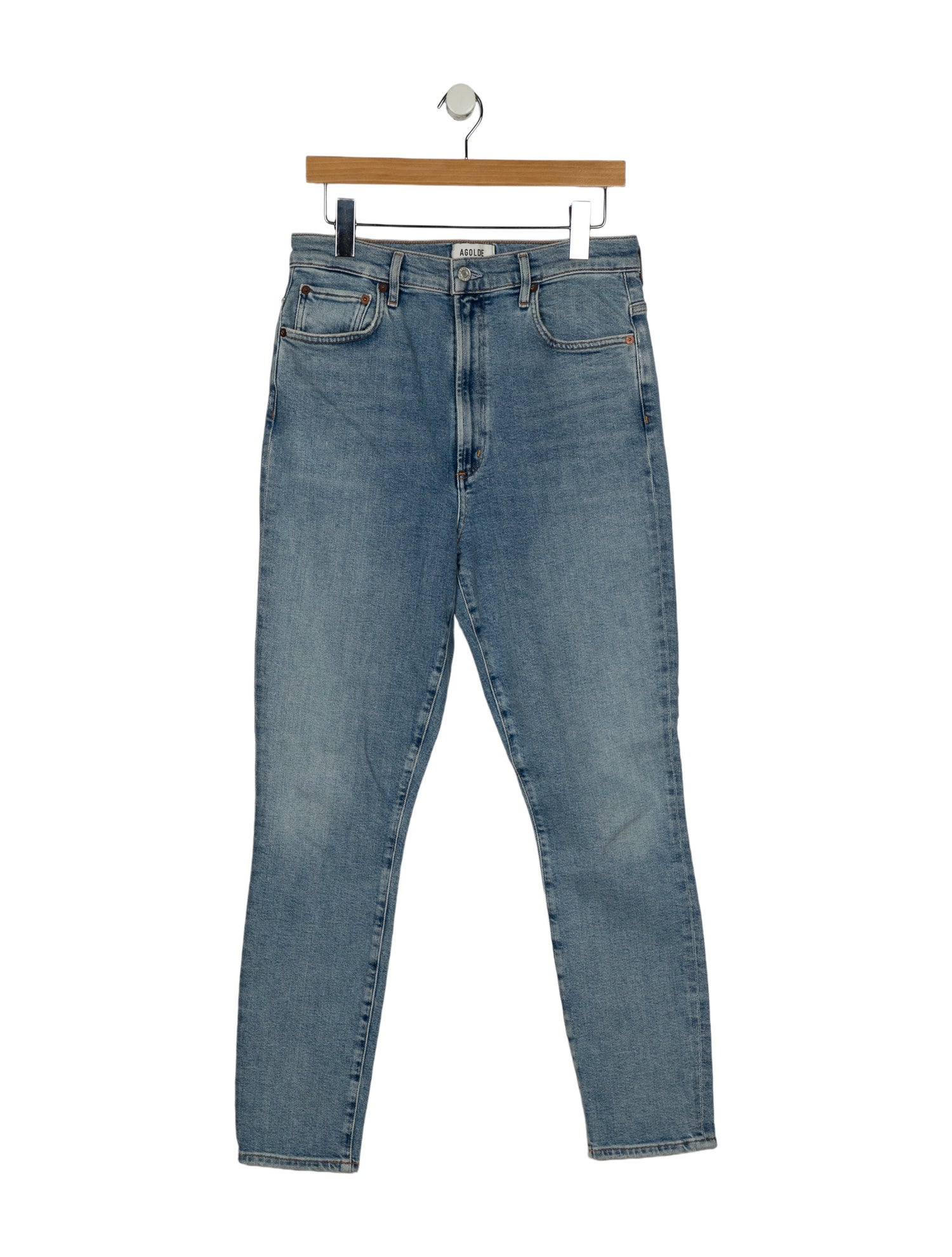 AGOLDE High-Rise Skinny Leg Jeans
