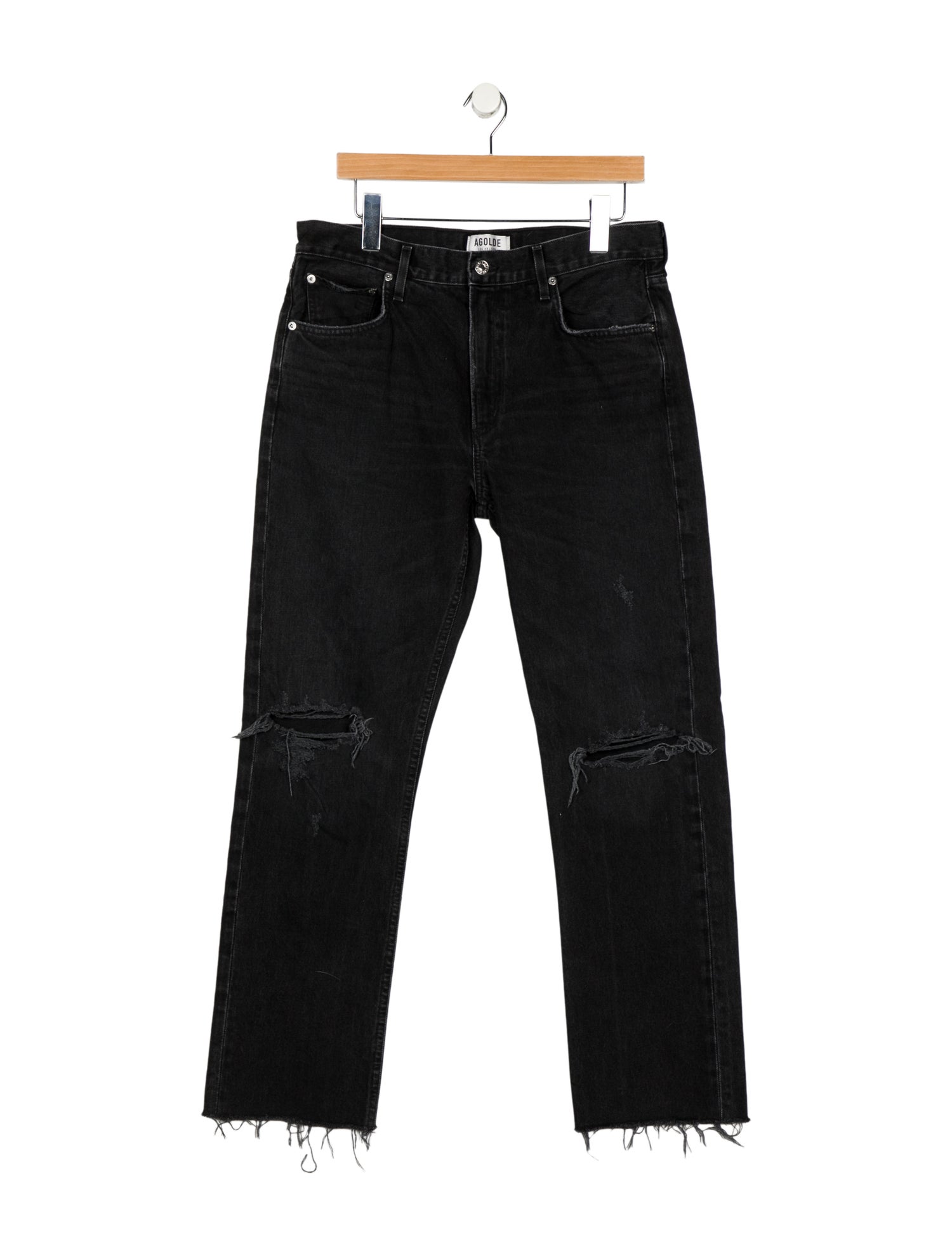 AGOLDE High-Rise Straight Leg Jeans