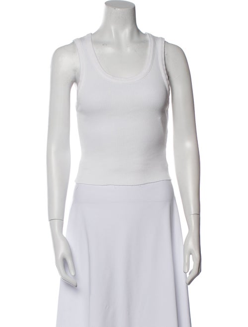 AGOLDE Scoop Neck Sleeveless Crop Top