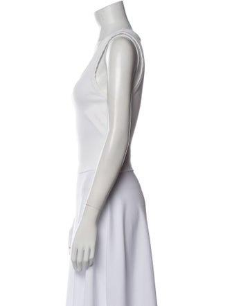 AGOLDE Scoop Neck Sleeveless Crop Top