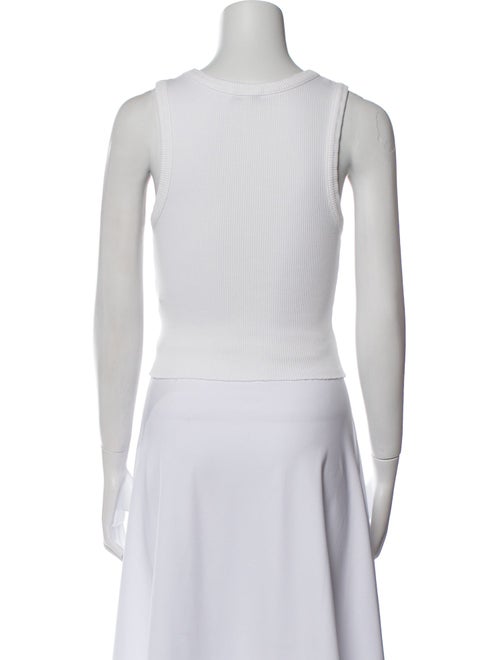 AGOLDE Scoop Neck Sleeveless Crop Top